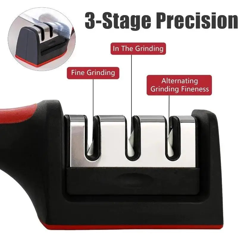 3-Segment Knife Sharpener